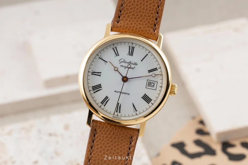 Glashütte gilt-brass automatic men's watch 10-31-01-01-04 [2600182]