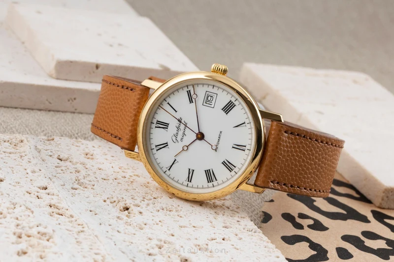 Glashütte gilt-brass automatic men's watch 10-31-01-01-04 [2600182]