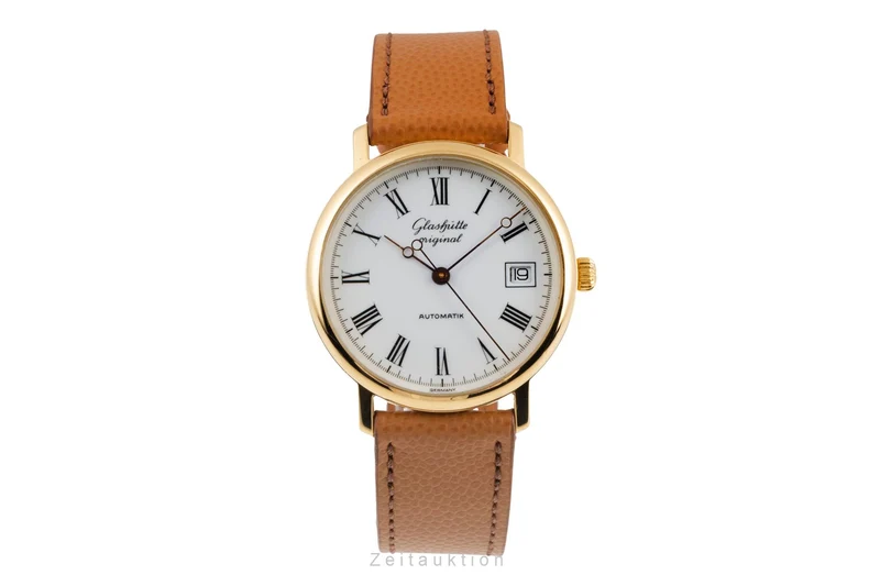Glashütte gilt-brass automatic men's watch 10-31-01-01-04 [2600182]