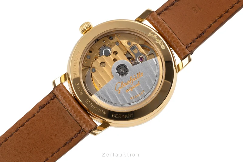 Glashütte gilt-brass automatic men's watch 10-31-01-01-04 [2600182]