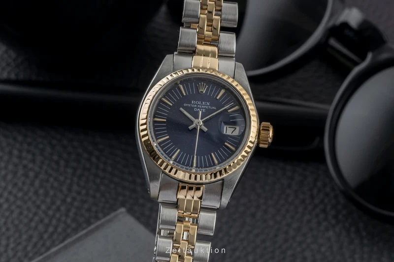 Rolex Date steel / gold automatic women's watch 6917 Vintage [2601140]