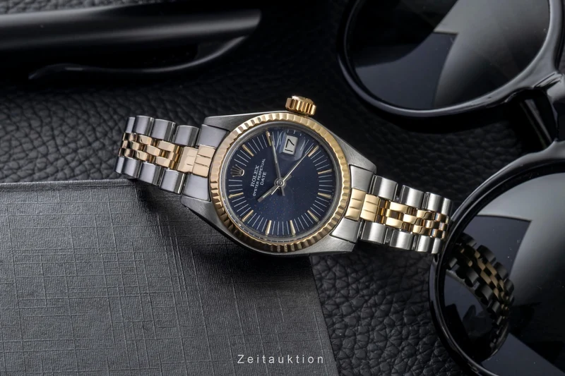 Rolex Date steel / gold automatic women's watch 6917 Vintage [2601140]