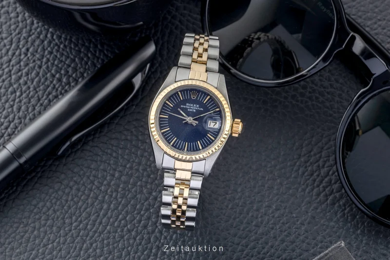 Rolex Date steel / gold automatic women's watch 6917 Vintage [2601140]