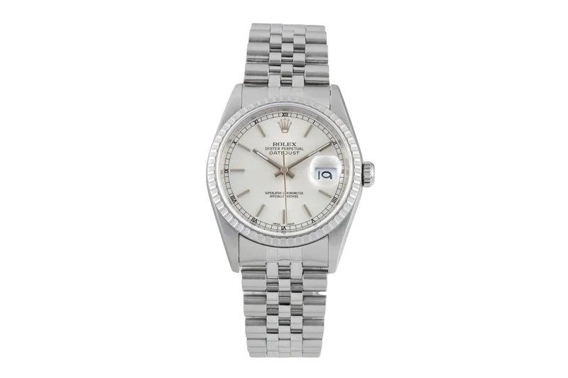 Rolex Datejust steel automatic men's watch 16220 [2601447]