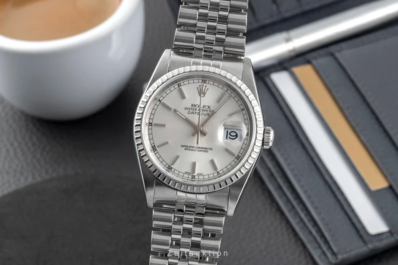 Rolex Datejust steel automatic men's watch 16220 [2601447]