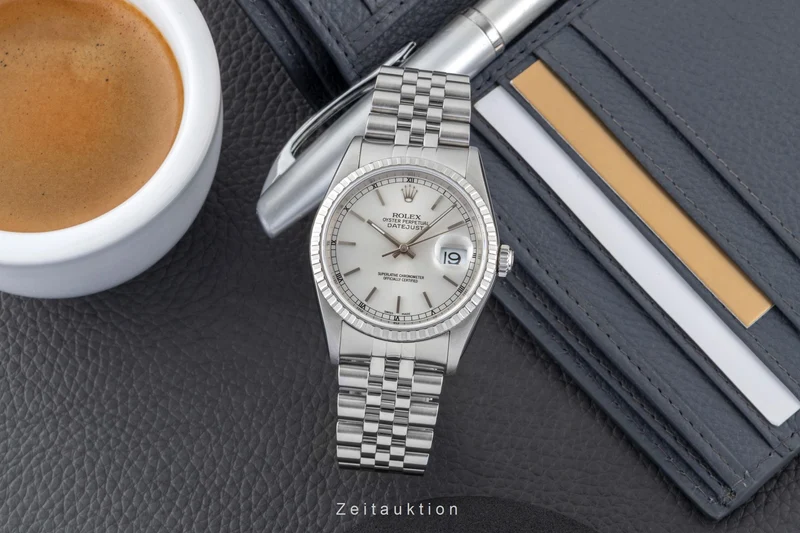 Rolex Datejust steel automatic men's watch 16220 [2601447]
