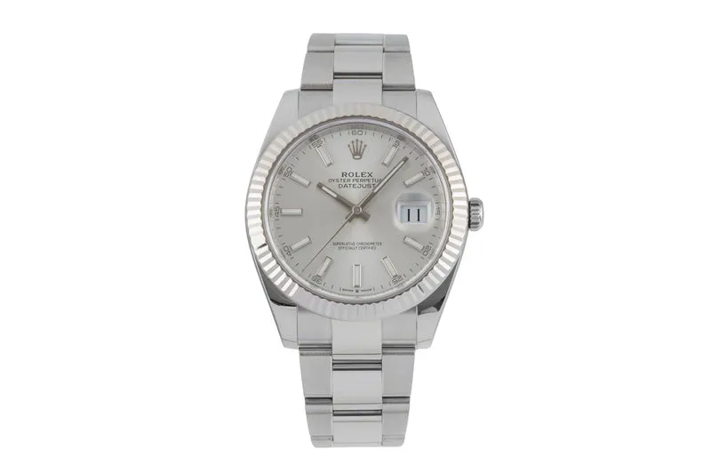 Rolex Datejust steel / white gold automatic men's watch 126334 [2601534]