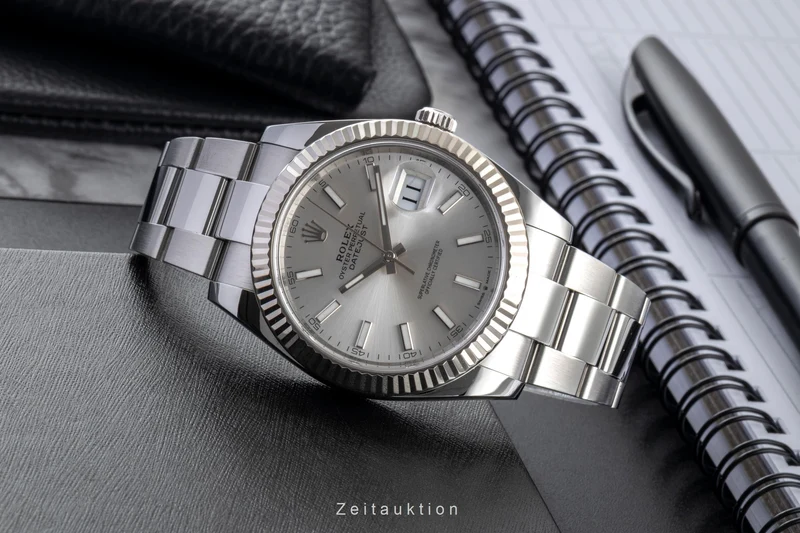 Rolex Datejust steel / white gold automatic men's watch 126334 [2601534]