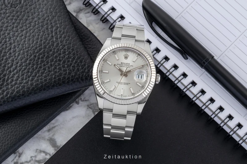 Rolex Datejust steel / white gold automatic men's watch 126334 [2601534]