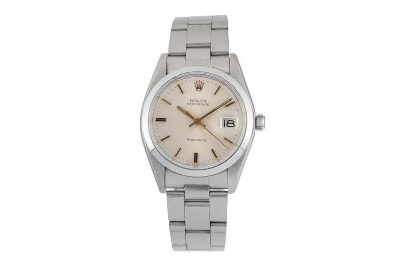 Rolex Oysterdate steel manual winding men's watch 6694 Vintage [2601114]