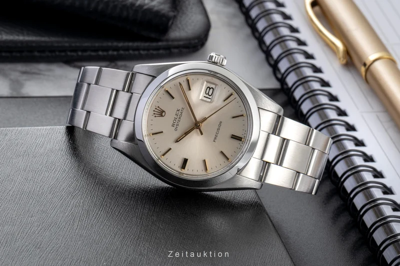 Rolex Oysterdate steel manual winding men's watch 6694 Vintage [2601114]