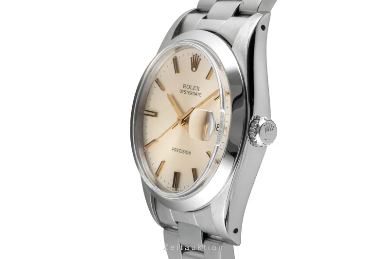 Rolex Oysterdate steel manual winding men's watch 6694 Vintage [2601114]