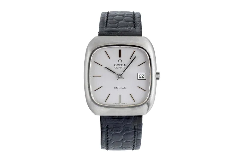 Omega De Ville steel quartz men's watch 192.0030 Vintage [2507341]
