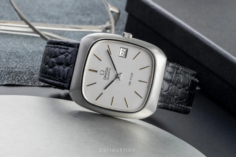 Omega De Ville steel quartz men's watch 192.0030 Vintage [2507341]