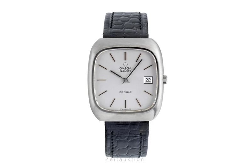 Omega De Ville steel quartz men's watch 192.0030 Vintage [2507341]