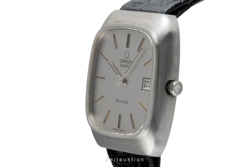 Omega De Ville steel quartz men's watch 192.0030 Vintage [2507341]