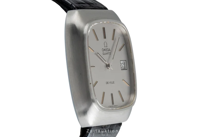 Omega De Ville steel quartz men's watch 192.0030 Vintage [2507341]