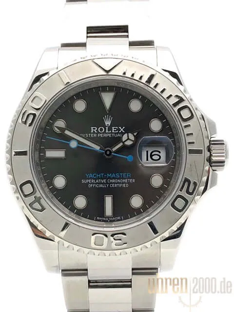 Rolex Yacht-Master 116622 Edelstahl Platin Rhodium LC100 aus 2016