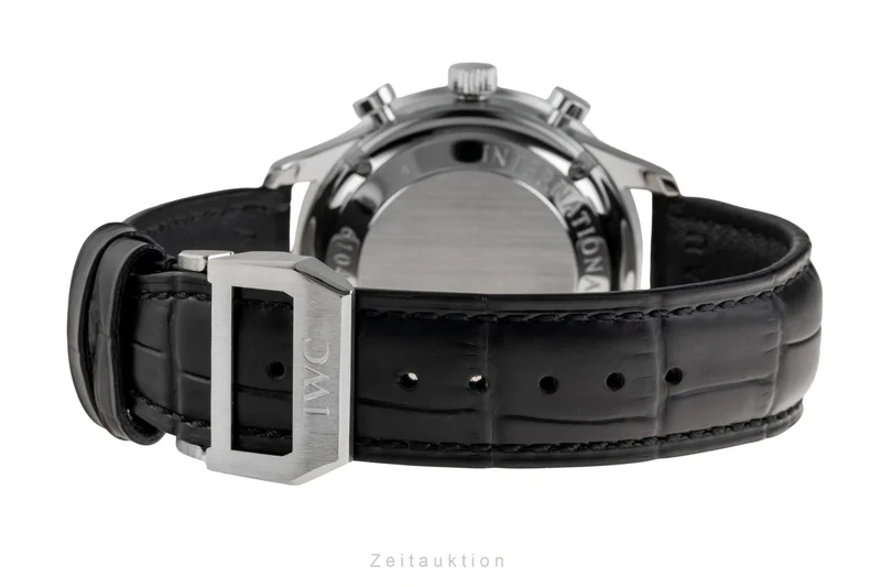 IWC Portugieser chronograph steel automatic men's watch IW371447 LP: 9100EUR [2601271]