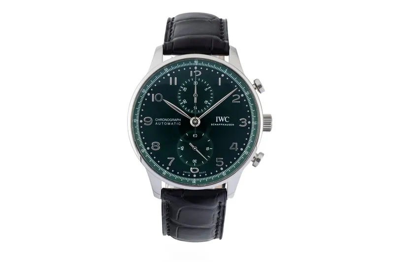IWC Portugieser steel automatic men's watch IW371615 LP: 9100EUR [2601269]