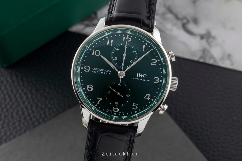IWC Portugieser steel automatic men's watch IW371615 LP: 9100EUR [2601269]