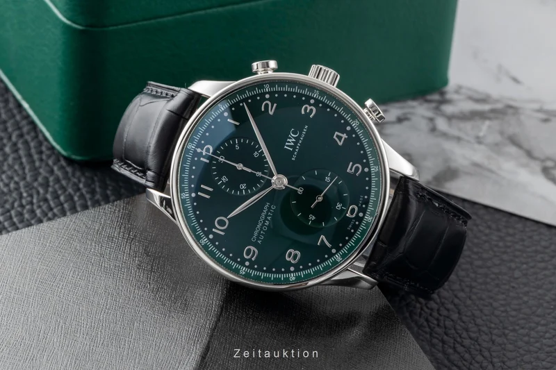 IWC Portugieser steel automatic men's watch IW371615 LP: 9100EUR [2601269]