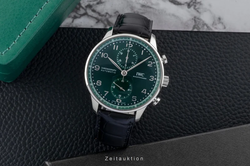 IWC Portugieser steel automatic men's watch IW371615 LP: 9100EUR [2601269]