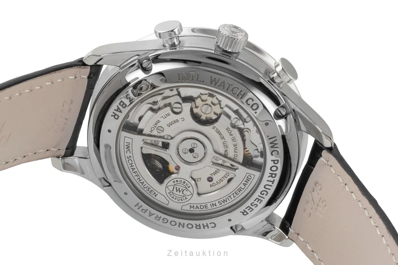 IWC Portugieser steel automatic men's watch IW371615 LP: 9100EUR [2601269]