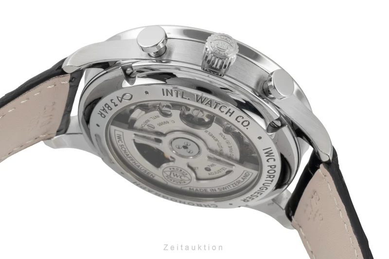 IWC Portugieser steel automatic men's watch IW371615 LP: 9100EUR [2601269]