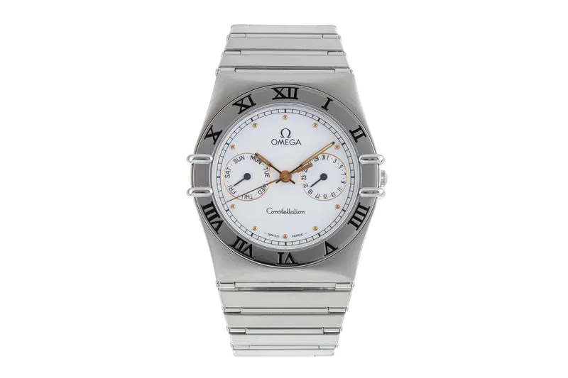 Omega Constellation steel quartz men's watch 396.1070, 396.1080 [2601031]