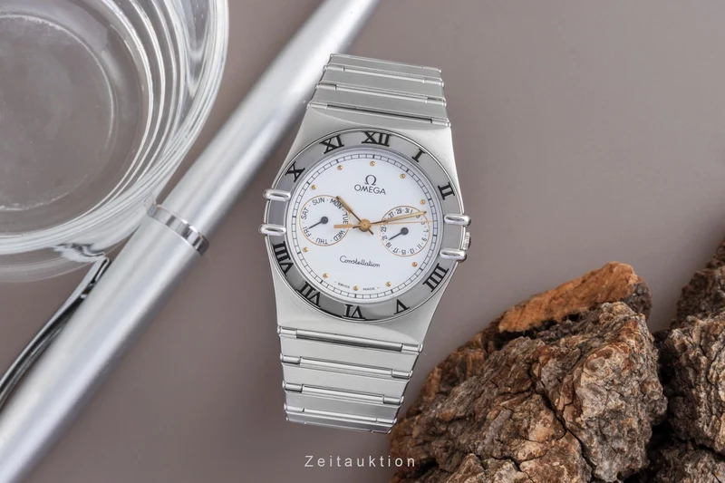 Omega Constellation steel quartz men's watch 396.1070, 396.1080 [2601031]