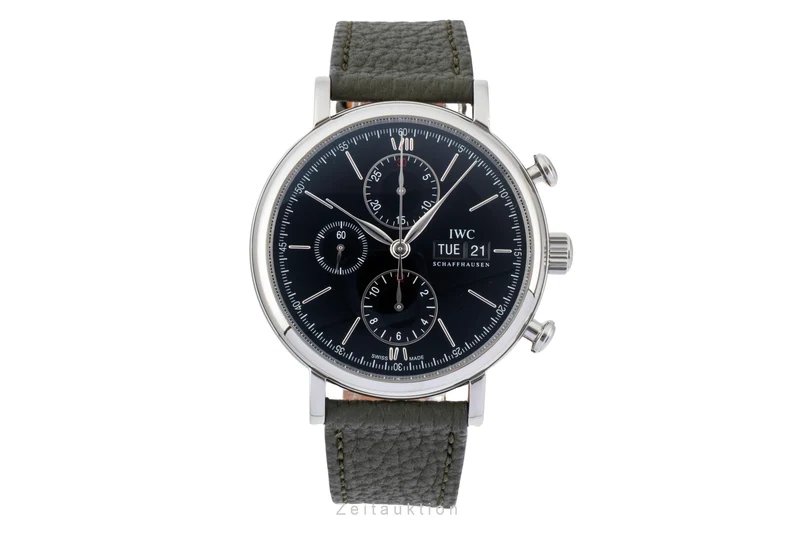 IWC Portofino chronograph steel automatic men's watch IW391010 [2601323]
