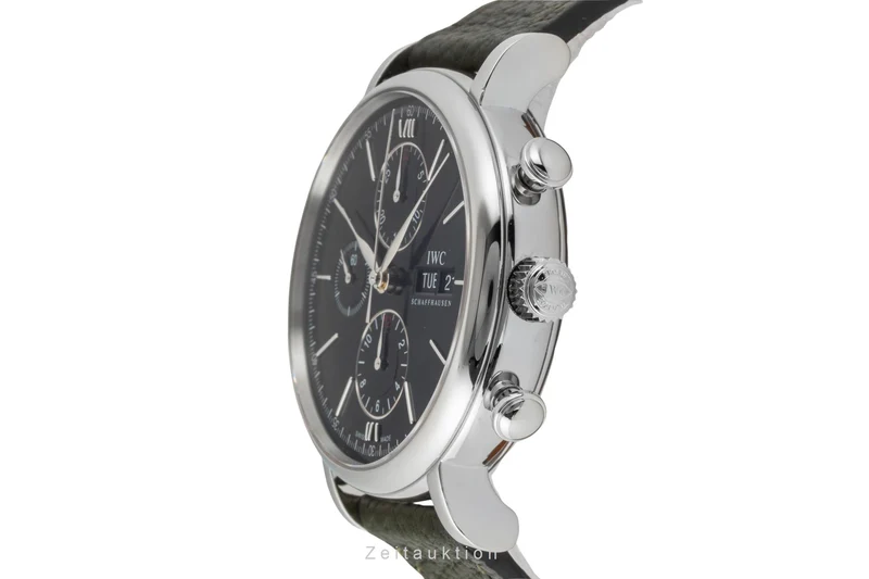IWC Portofino chronograph steel automatic men's watch IW391010 [2601323]