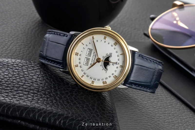 Blancpain Villeret steel / gold automatic men's watch 6595 [2600062]