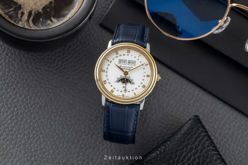 Blancpain Villeret steel / gold automatic men's watch 6595 [2600062]