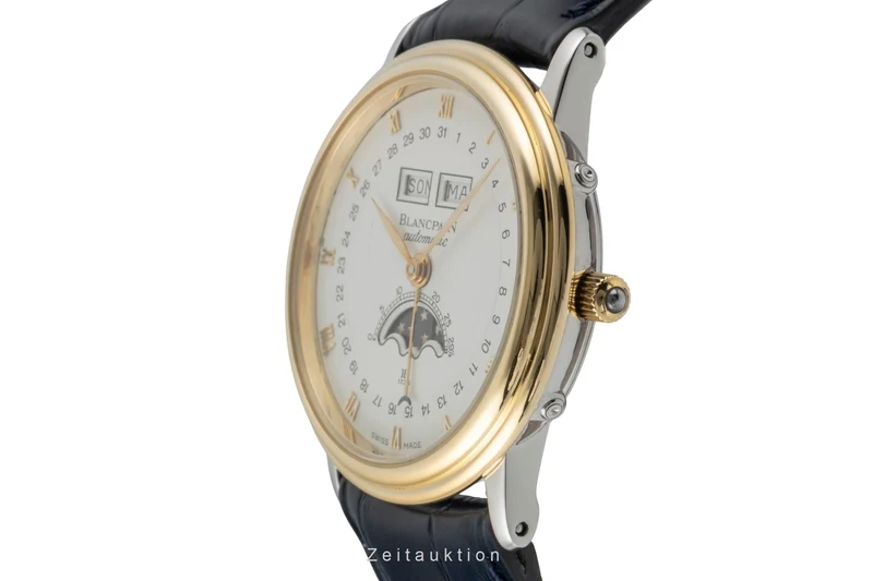 Blancpain Villeret steel / gold automatic men's watch 6595 [2600062]