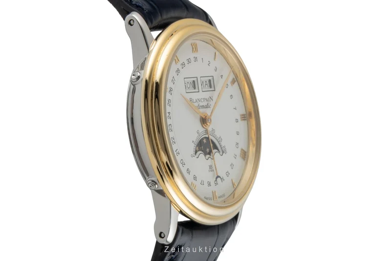 Blancpain Villeret steel / gold automatic men's watch 6595 [2600062]