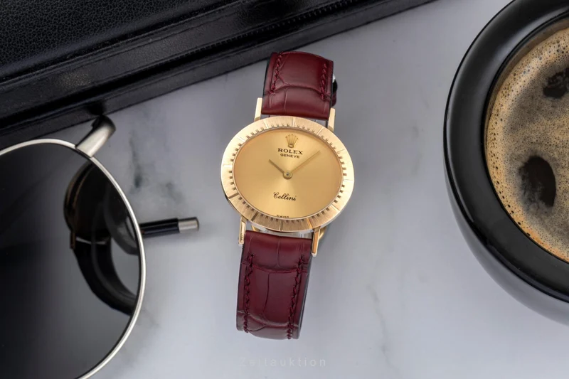 Rolex Cellini 18 ct gold manual winding women's watch 4081 [2600777]