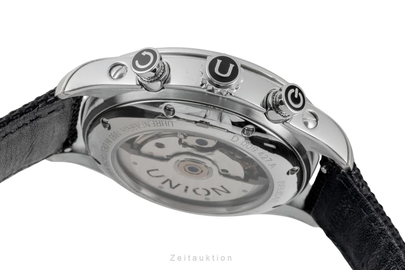 Union Glashütte Belisar chronograph steel automatic men's watch D009.427.16.052.00 LP: 2950EUR [2601480]