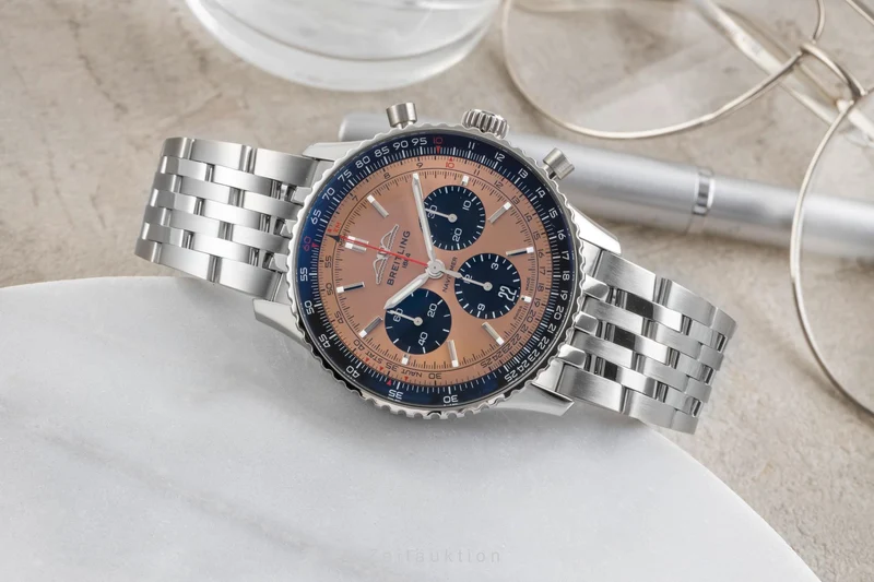 Breitling Navitimer 01 chronograph steel automatic men's watch AB0138241K1A1 LP: 9850EUR [2601434]