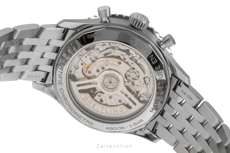 Breitling Navitimer 01 chronograph steel automatic men's watch AB0138241K1A1 LP: 9850EUR [2601434]