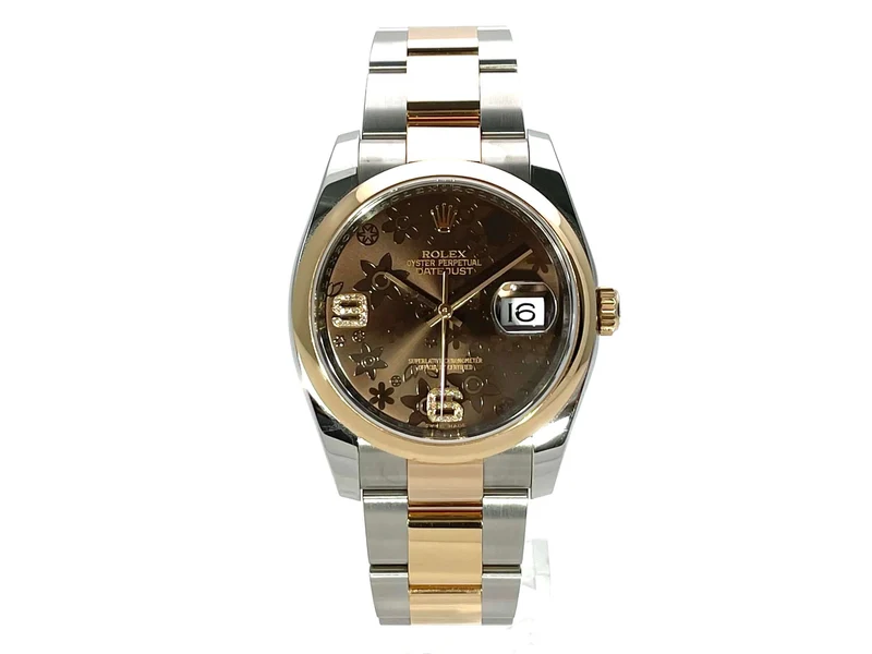 Rolex Datejust 36 Edelstahl Everose-Gold 116201 Choco Diamant