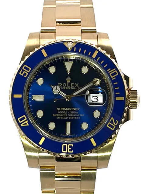 Rolex Submariner Date Gelbgold 116618LB aus 2019