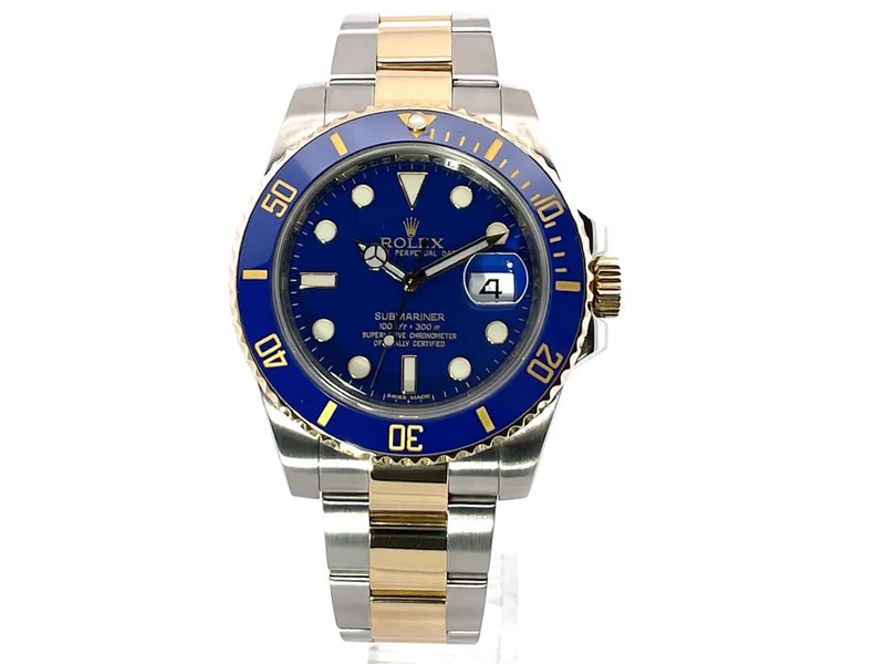 Rolex Submariner Date Edelstahl Gelbgold 116613LB aus 2010