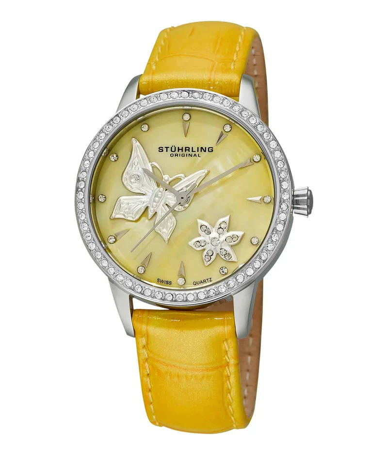 Stührling Verona Mariposa 518 Quartz 34mm Fashion