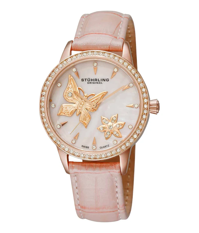 Stührling Verona Mariposa 518 Quartz 34mm Fashion