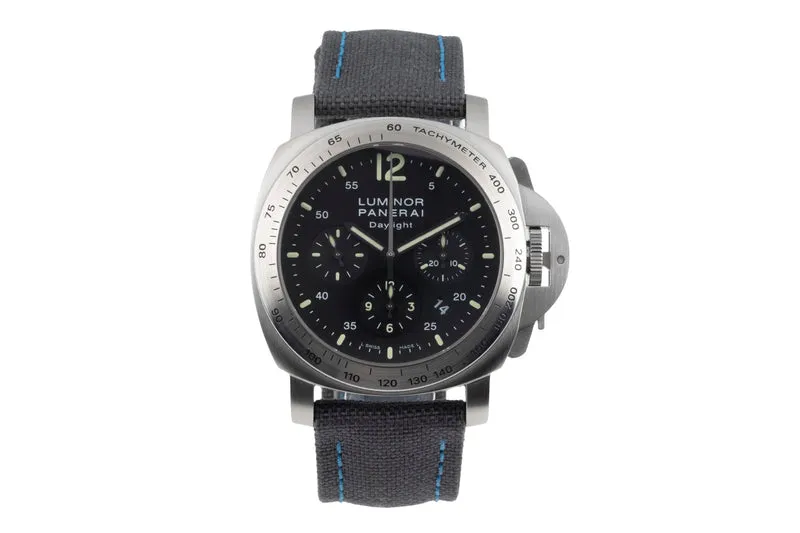 Panerai Luminor Chrono Daylight chronograph steel automatic men's watch PAM00250 [2600822]