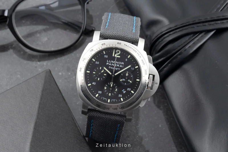 Panerai Luminor Chrono Daylight chronograph steel automatic men's watch PAM00250 [2600822]