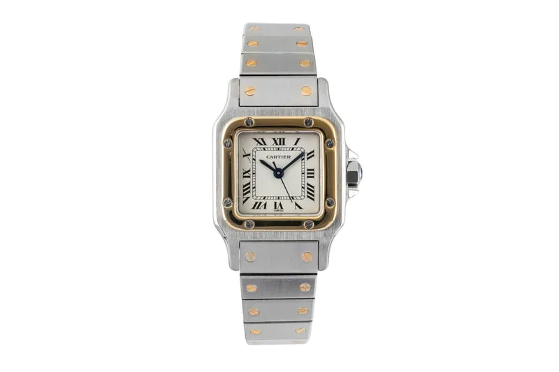 Cartier Santos steel / gold automatic women's watch 0902 [2600896]