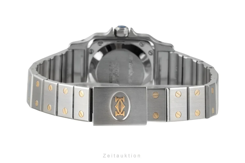 Cartier Santos steel / gold automatic women's watch 0902 [2600896]